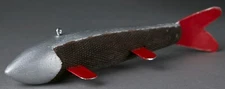 VINTAGE TOM CONNELL~FOLK ART FISH SPEARING DECOY~ICE FISHING LURE