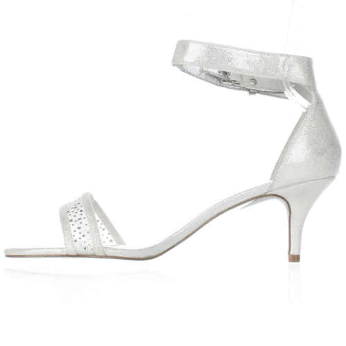 Adrianna Papell Avril Dress Sandal silver 6 M - Picture 3 of 3