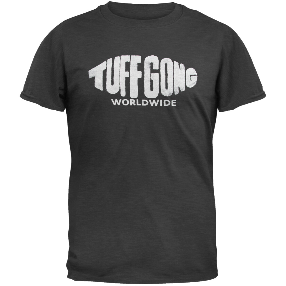 Bob Marley - Tuff Gong Adult Soft Grey T-Shirt | eBay