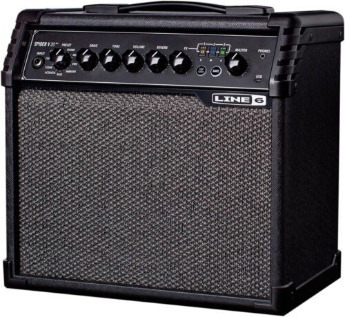 LINE6 SPIDER V20 MKII AMPLIFICATORE DIGITALE 20 WATT PER CHITARRA - Foto 2 di 3
