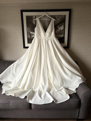 cummerbund satin ball gown wedding dress Satin Cummerbund Ball Gown Wedding Dress Style #V3848 David's Bridal  Collection 9781156944912| eBay