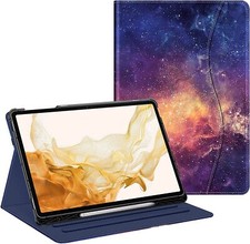 For Samsung Galaxy Tab S8 Plus/S7 Plus/S7 FE Multi-Angle Viewing Case Cover