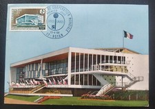 Carte Premier Jour Timbre Conférence Audiovisuelle N°1554 Oblitéré Royan 1968