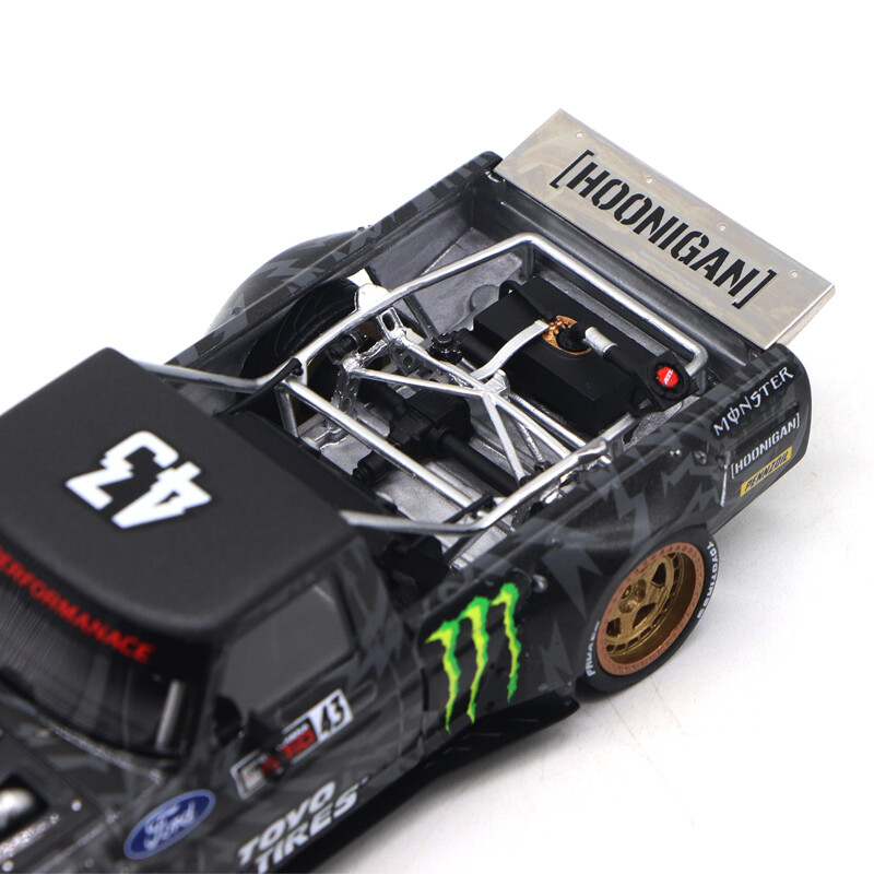 HRN-MODEL FORD MUSTANG PICK UP HOONIGAN TRUCK RESIN CAR MODEL 1/43 