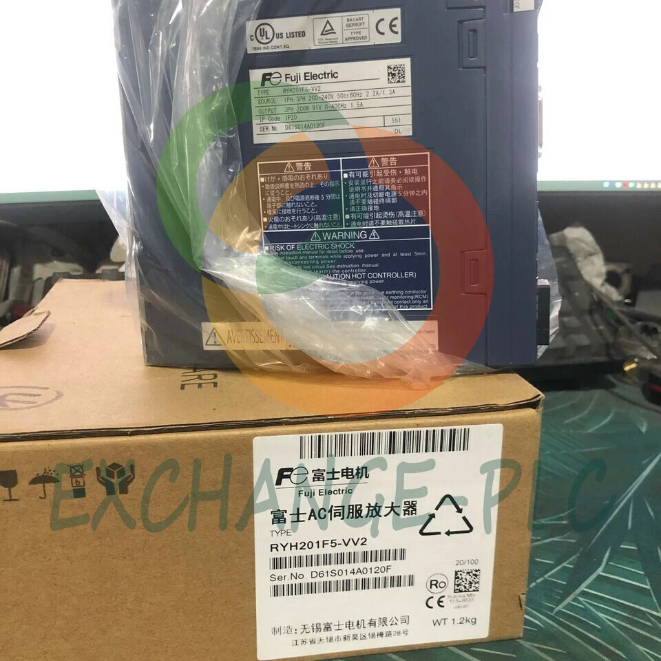 Fuji RYH201F5-VV2 Servo Drive RYH201F5VV2NEW 1PCS - Image 2 of 3
