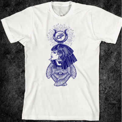 Ägyptisches T-Shirt König Tut Pharao Auge des Horus Ra Hieroglyphen Anubis Pyramide