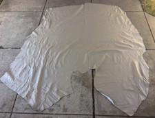 Real Leather Cowhide - Beige - 32 Sq ft - Upholstery/Crafts 963