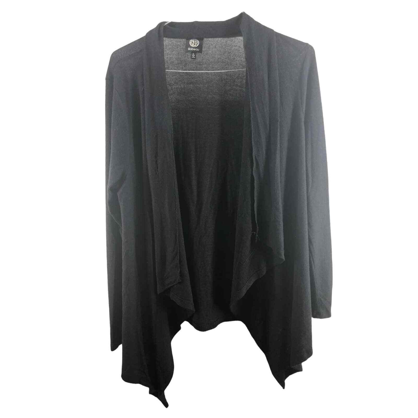 Button Asymmetrical Cardigan Sweater 