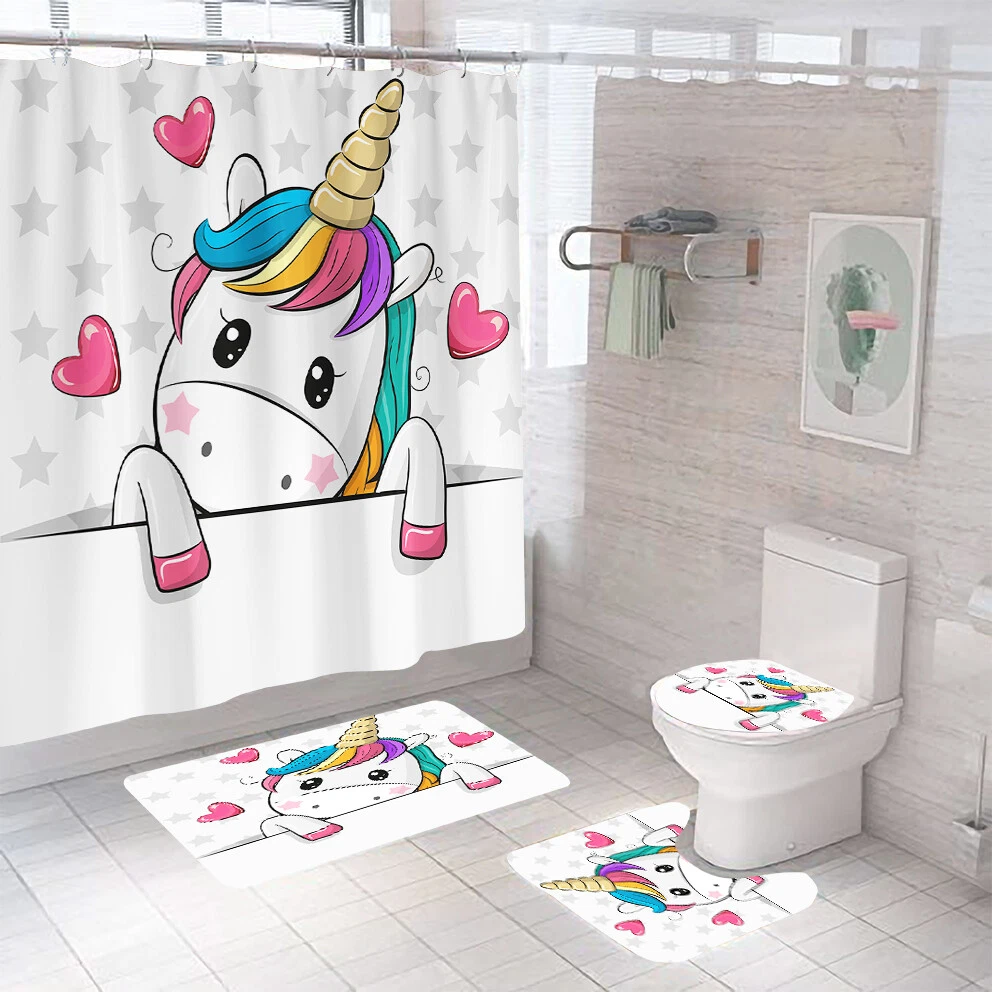 Unicorn on sale bathroom set