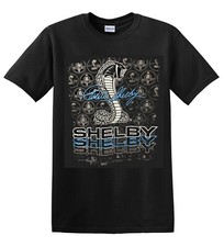 Ford Carroll Shelby Cobra Triple Threat Cotton T-Shirt Black Official Licensed