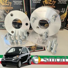 2 DISTANZIALI 5 + 16 mm 3x112 57.1 + 12 BULLONI SPECIFICI PER SMART 450 451 452