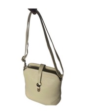 Tano Italy Made   Creamy Leather Crossbody Bag