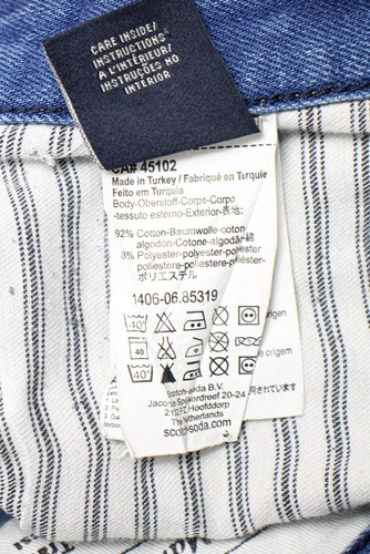 Scotch & Soda Catch 22 Herrenjeans W32/L34 Stone Washed Blau Zip Fly Distressed - Picture 7 of 12