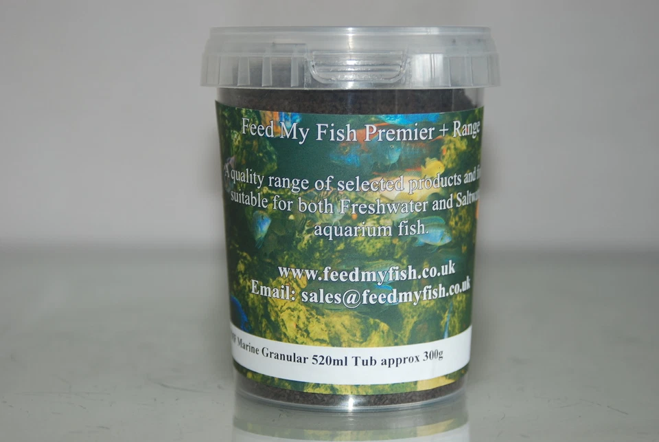 FMF Marine Granulat Fischfutter 520ml Behälter Ca. 300g Geeignet für Fisch
