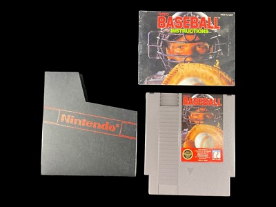 Vintage Nintendo NES Tecmo Baseball Video Game Cartridge