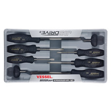Vessel Tools 550A8PTU ARMOR GRIP Screwdriver Set, 8 Pc.