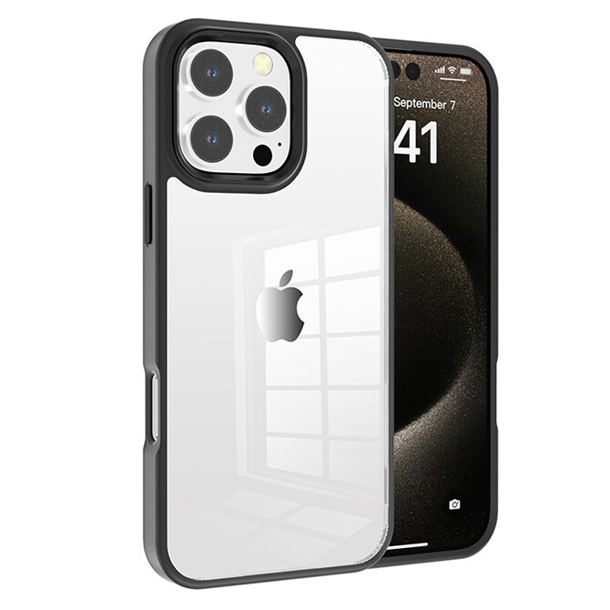 完売品HM IPhone 16Pro Max case For iPhone 16/ 16 Plus/ 16 Pro/ 16 Pro Max- Hybrid Colored