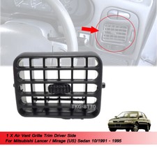 Air Vent Grille Trim Driver Side For Mitsubishi Mirage 1991 1992 1993 1994 1995 Air Vent Grille Trim Driver Side For Mitsubishi Mirage 1991 1992 1993 1994 1995