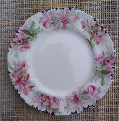 ROYAL DOULTON ORCHIDS - RARE VARIANT - H3906 - SELECTION OF PLATES 