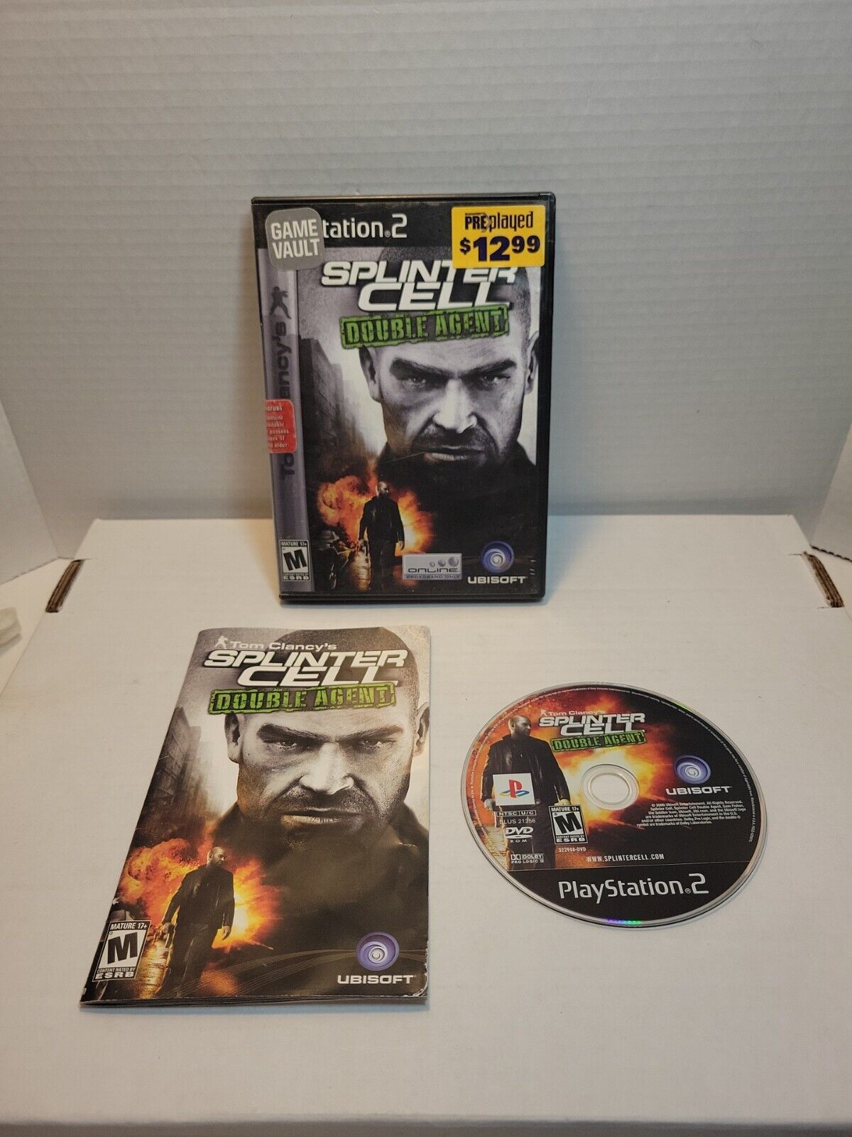 Tom Clancy's Splinter Cell Double Agent N PS2