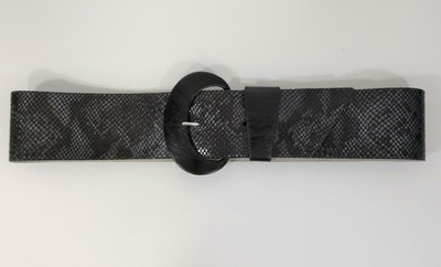 Lodis Metallic Snake Print Soft Leather Belt S Lodis Metallic Snake Print Soft Leather Belt S main image 4