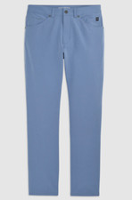 Mack Weldon Radius 5 Pocket Pants Moonlighting Blue Sz 36x32 NWT Stretch Comfort