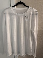 Figs Women  s Supersoft Longsleeve Underscrub White Size 2XL