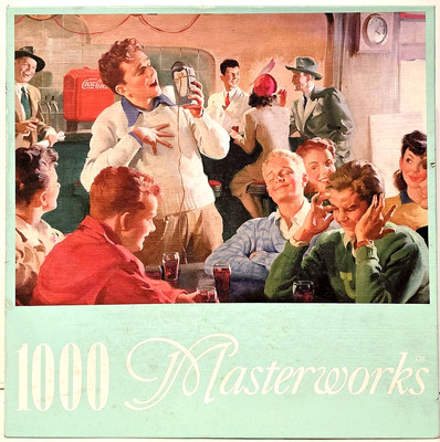 Coca-Cola - The Diner - Rose Art - Masterworks 1000-piece Puzzle - 2002