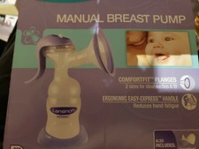 Lansinoh Manual Breast Pump with Let-Down and Expression Modes Stimulation NEW