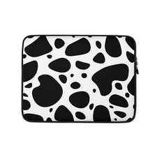 Dalmatian spots pattern Laptop Sleeve