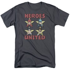 Justice League Of America "Heroes United" T-Shirt - Regular or Tank - to 5X