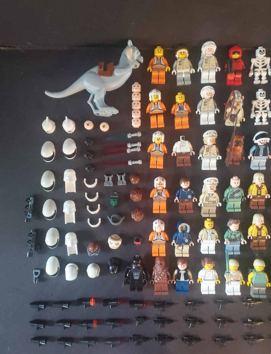 HUGE 100 Genuine LEGO Star Wars Minifigures Sets Instructions
