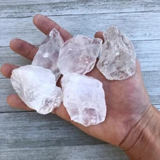 3-5cm Clear Quartz Raw Rough Stone Chunks Healing Reiki Energy Crystal Specimens