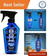 BOD Man Really Ripped Abs Fragrance Spray On Stay On - 8 oz of Pure Confidence