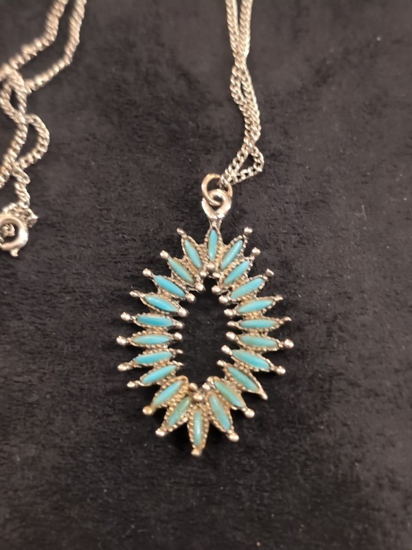 Vintage Southwestern Style Pendant Necklace