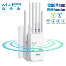 1200Mbps Wireless WLAN WIFI-Range Repeater Router Verstärker Internet Booster