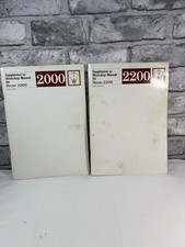 2 Rover Supplement To Work Shop Manuals For Rover 2000/2200