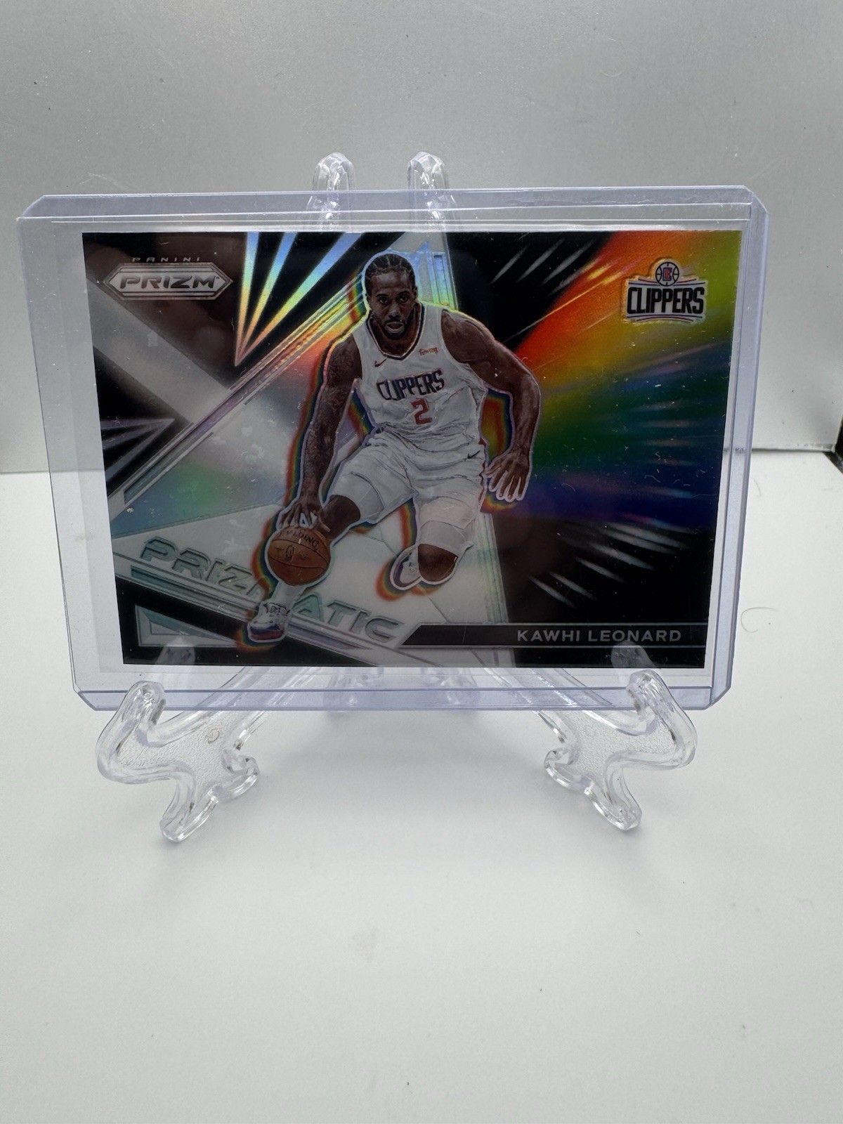 2021-22 Panini Prizm - Prizmatic Kawhi Leonard #6 Fast Break Prizm