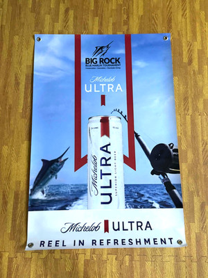 Michelob Ultra Big Rock Blue Marlin Tournament Fishing Banner |