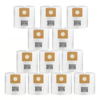 12 Pcs 90669 All around Collection Type C Vacuum Bags For Shop Vac 3 Gallon Bags
