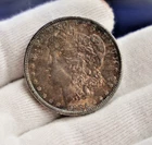 Super Toner 1886 US Morgan Silver Dollar $1 Unc