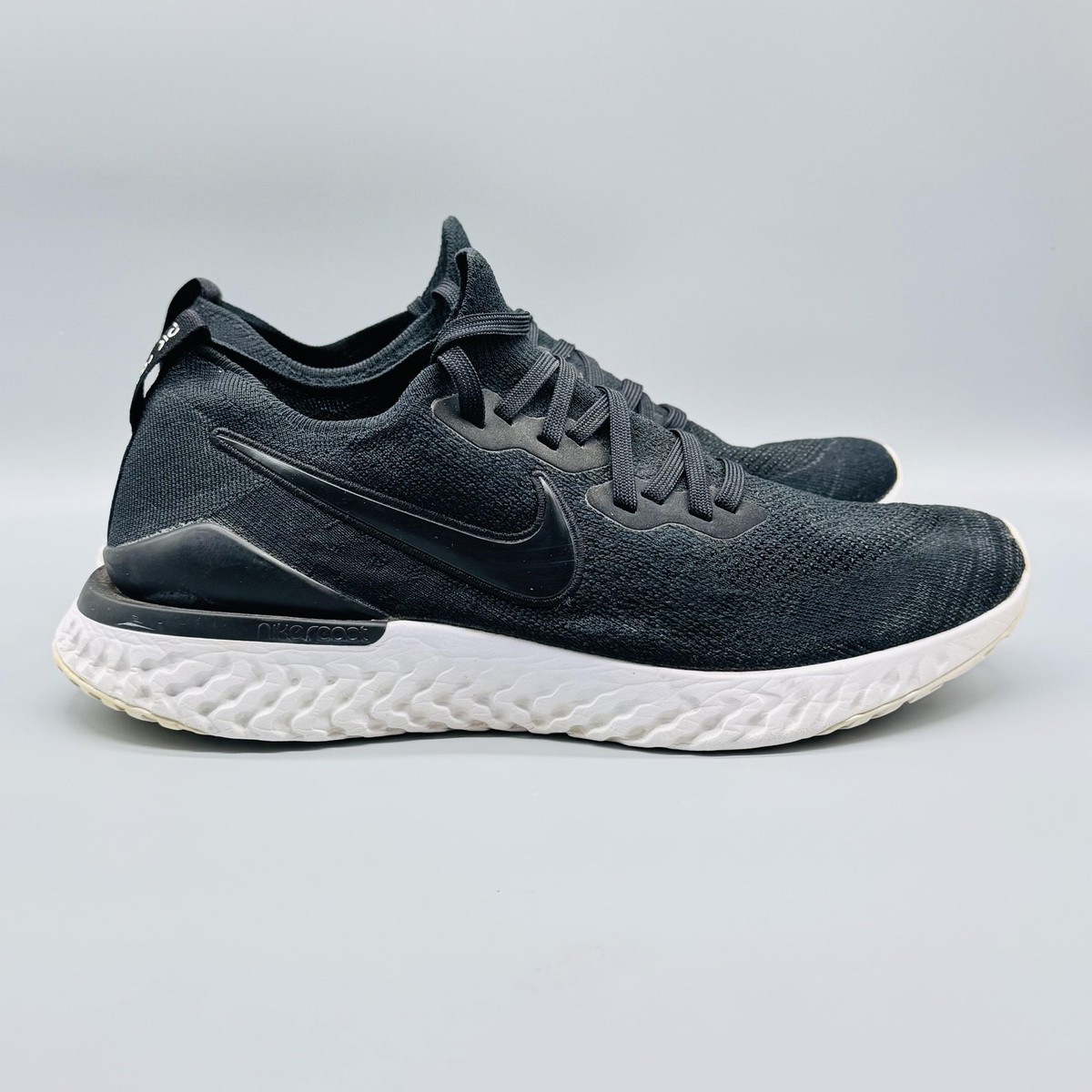 nike epic react flyknit 2 black womens