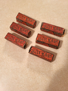 6 BOXES VINTAGE BAGSHAW GILT EDGE PHONOGRAPH NEEDLES-NEW/OLD STOCK