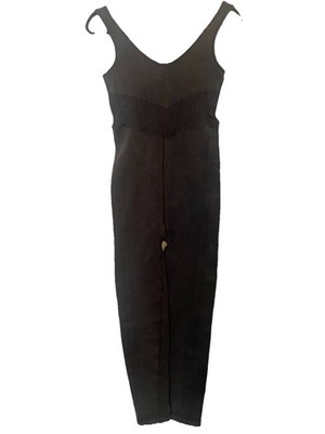 Harmony Balance Med Seamless Sculpted Ribbed Knit Bodysuit Jumpsuit Activewear