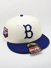 New Era Brooklyn Dodgers 1955 Champions Chrome 2-Tone 59fifty Fitted Hat 7 1/2