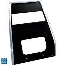 1967-68 Camaro Firebird Interior Center Pebble Dash W Radio Delete Wo Ac Black