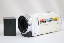 JVC Everio GZ-E265-W White 54x Zoom Full HD Digital Video Camcorder Used