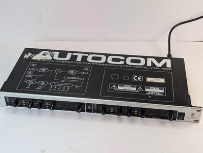 Behringer MDX1000 2-Channel Stereo Compressor Limiter, UNTESTED. 