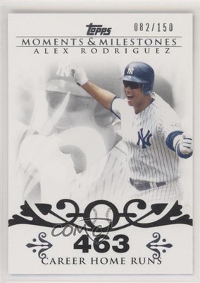 2008 Topps Moments & Milestones 82/150 Alex Rodriguez #1 n1u