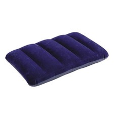 Inflatable Travel Pillow Camping Blow Up Cushion Neck Lumbar Support Rest Flight